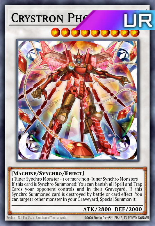 Crystron Phoenix - RA04-EN058 - 1st Edition - Ultra Rare