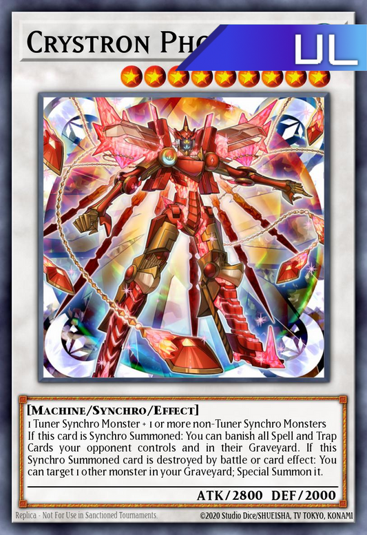 Crystron Phoenix - RA04-EN058 - 1st Edition - Ultimate Rare