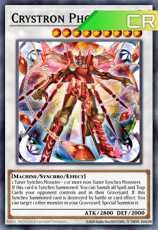 Crystron Phoenix - RA04-EN058 - 1st Edition - Collector's Rare