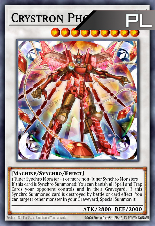 Crystron Phoenix - RA04-EN058 - 1st Edition - Platinum Secret Rare