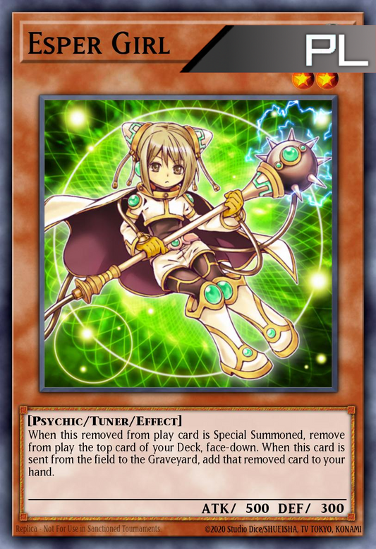 Esper Girl - RA04-EN006 - 1st Edition - Platinum Secret Rare