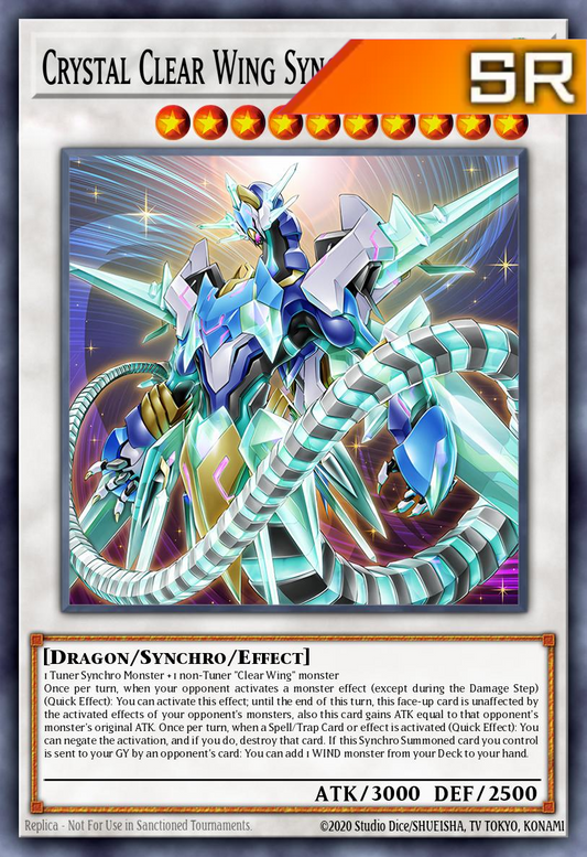 Crystal Clear Wing Synchro Dragon - RA04-EN059 - 1st Edition - Super Rare