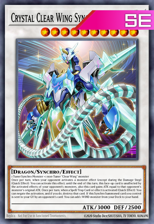 Crystal Clear Wing Synchro Dragon - RA04-EN059 - 1st Edition - Secret Rare