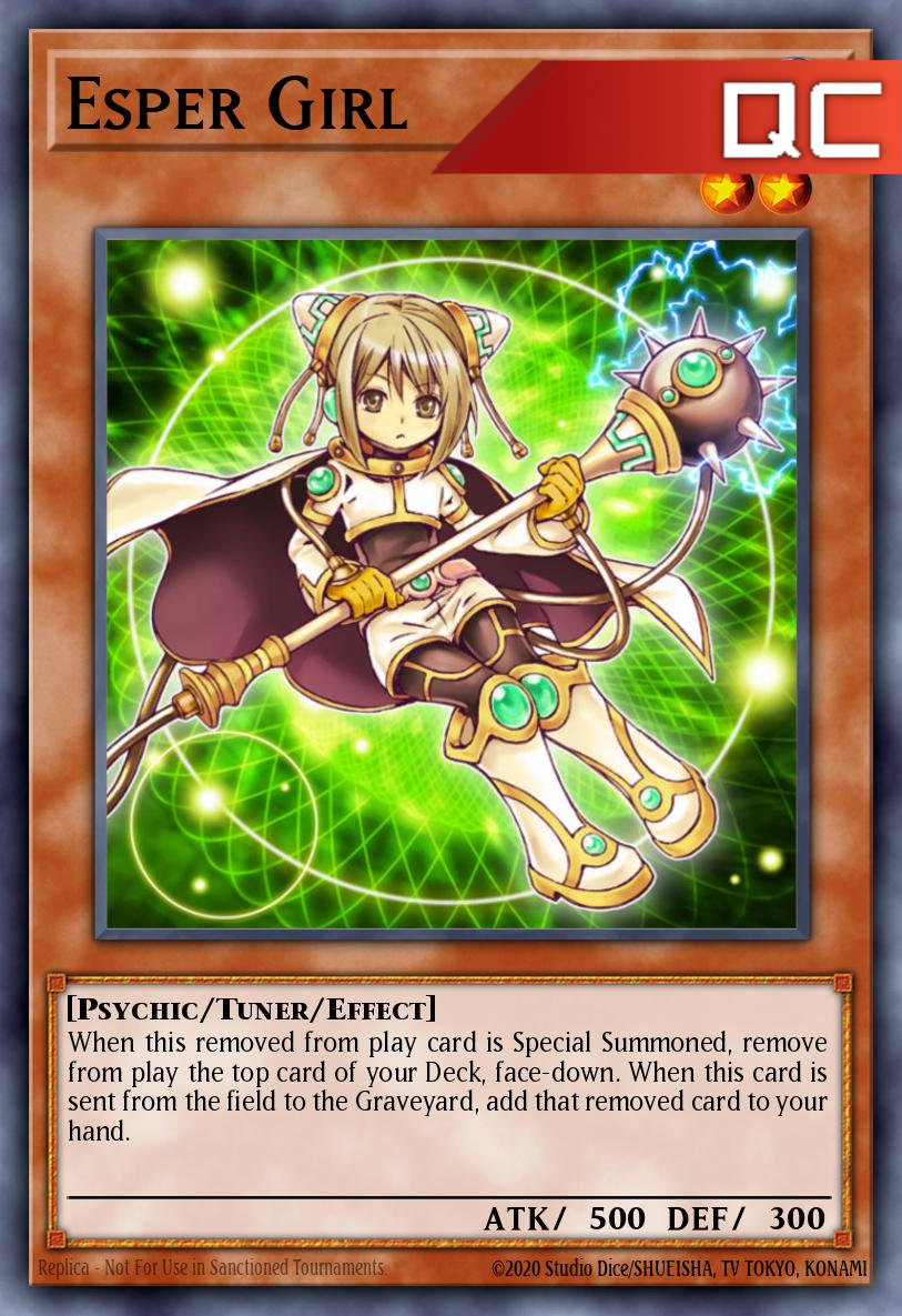 Esper Girl - RA04-EN006 - 1st Edition - Quarter Century Secret Rare