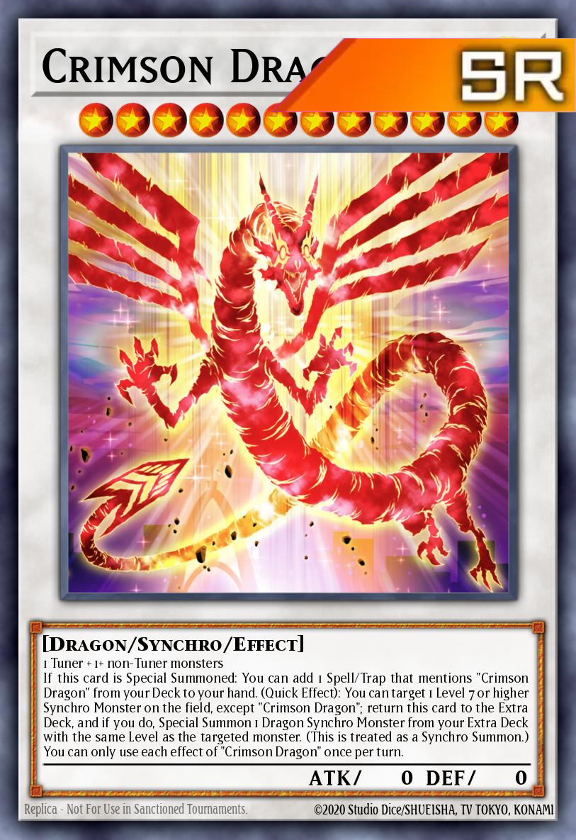 Crimson Dragon - RA04-EN061 - 1st Edition - Super Rare