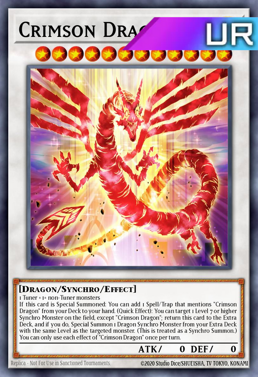 Crimson Dragon - RA04-EN061 - 1st Edition - Ultra Rare