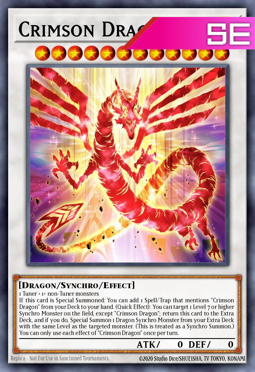 Crimson Dragon - RA04-EN061 - 1st Edition - Secret Rare
