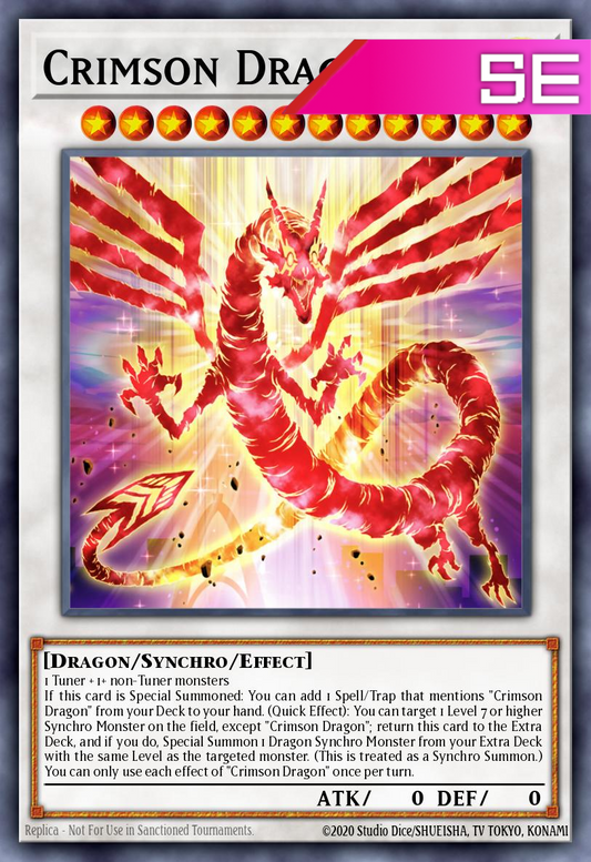 Crimson Dragon - RA04-EN061 - 1st Edition - Secret Rare