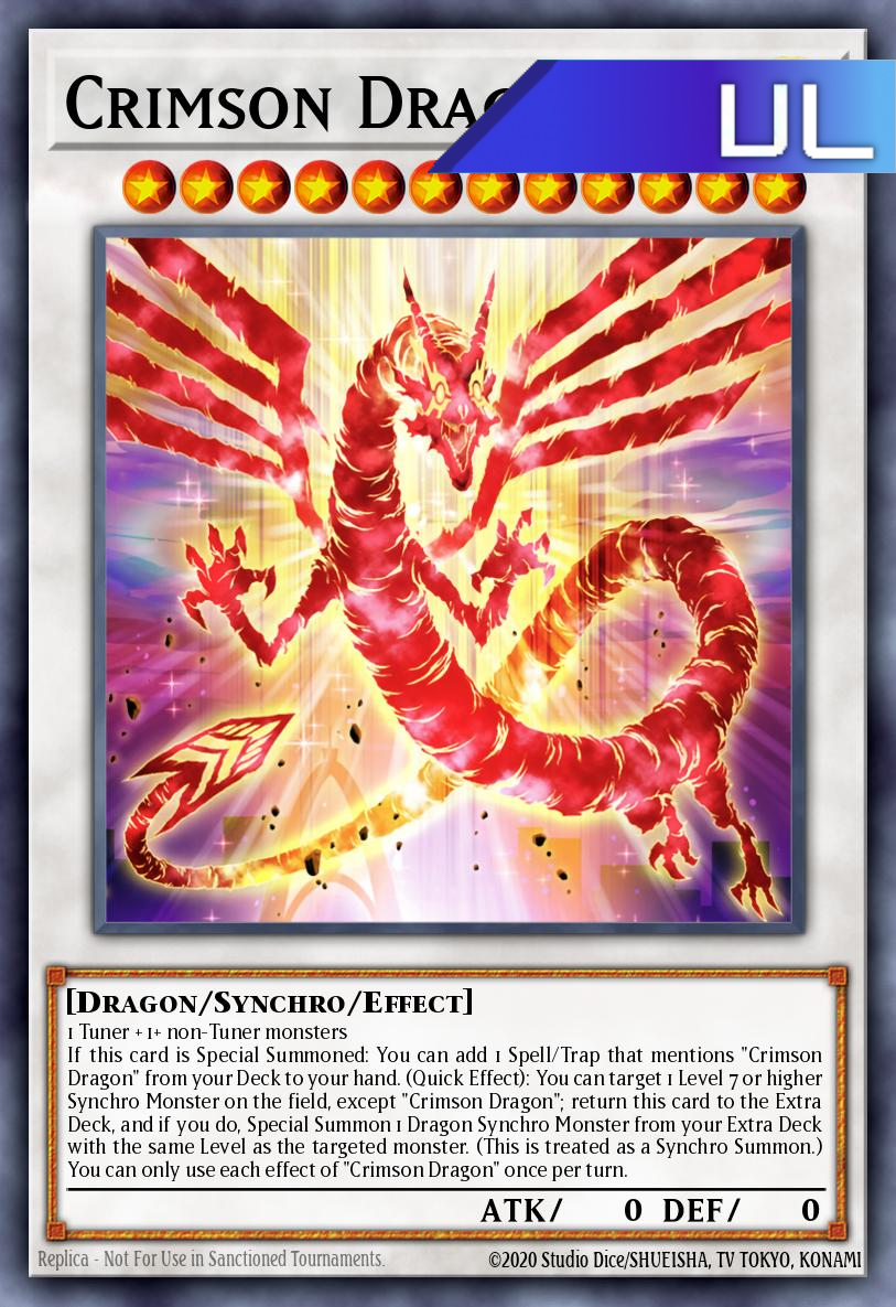 Crimson Dragon - RA04-EN061 - 1st Edition - Ultimate Rare