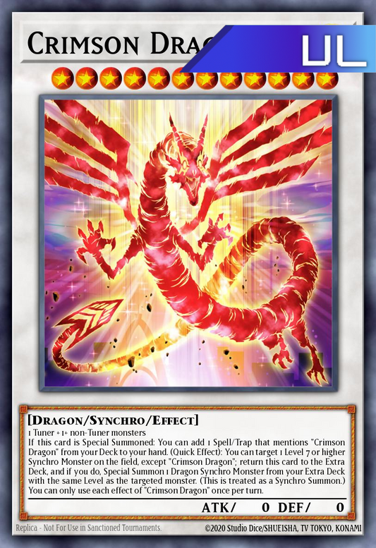 Crimson Dragon - RA04-EN061 - 1st Edition - Ultimate Rare