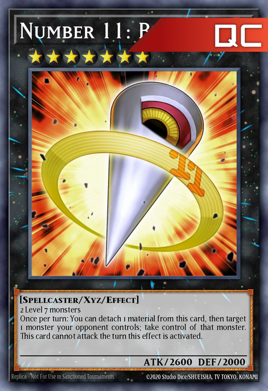 Number 11: Big Eye - RA04-EN062 - 1st Edition - Quarter Century Secret Rare