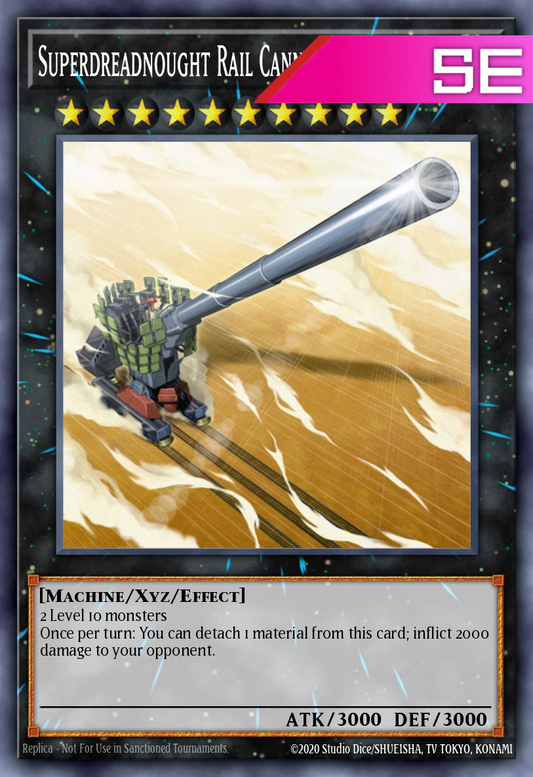 Superdreadnought Rail Cannon Gustav Max - RA04-EN063 - 1st Edition - Secret Rare