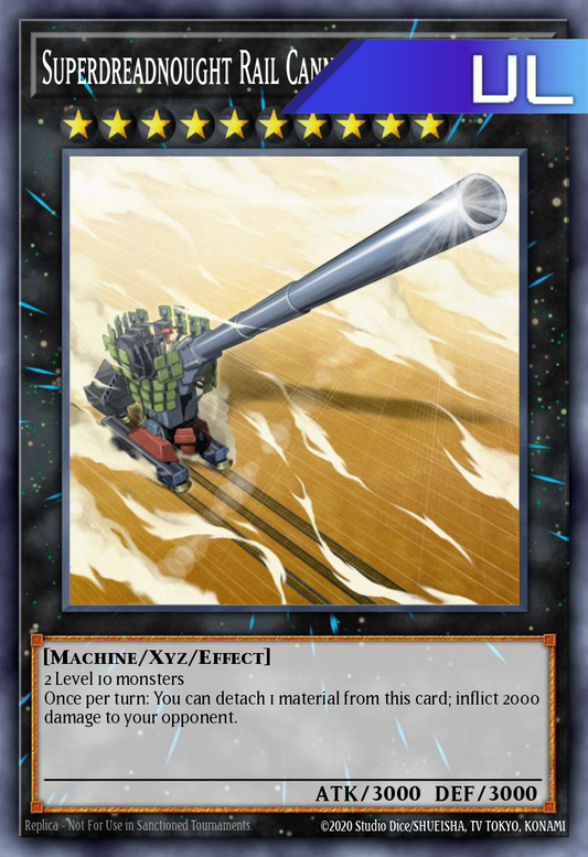 Superdreadnought Rail Cannon Gustav Max - RA04-EN063 - 1st Edition - Ultimate Rare
