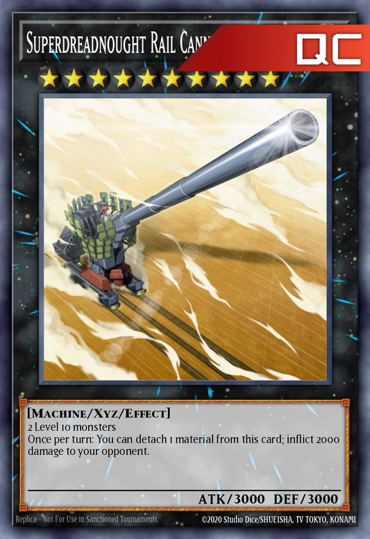 Superdreadnought Rail Cannon Gustav Max - RA04-EN063 - 1st Edition - Quarter Century Secret Rare