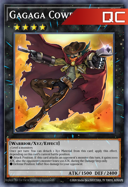 Gagaga Cowboy - RA04-EN064 - 1st Edition - Quarter Century Secret Rare