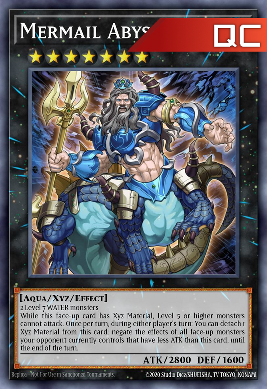 Mermail Abyssgaios - RA04-EN065 - 1st Edition - Quarter Century Secret Rare