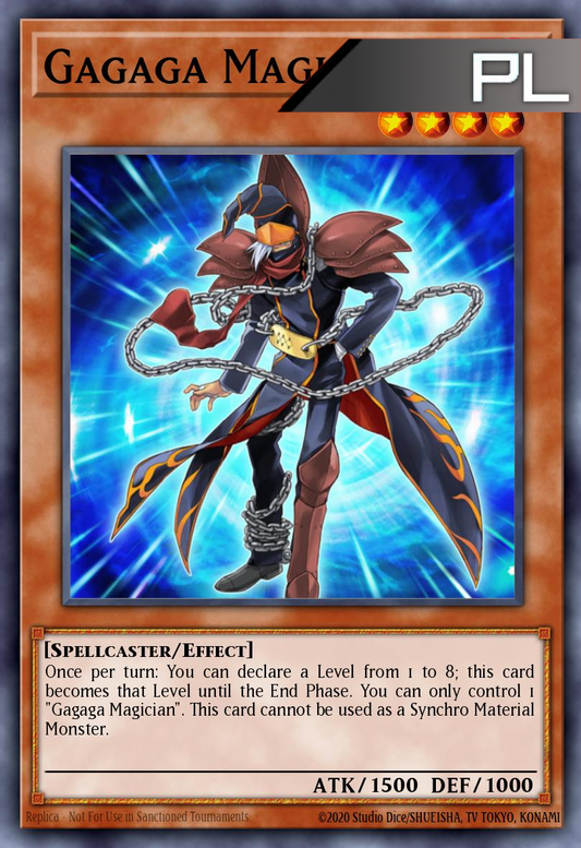 Gagaga Magician - RA04-EN007 - 1st Edition - Platinum Secret Rare