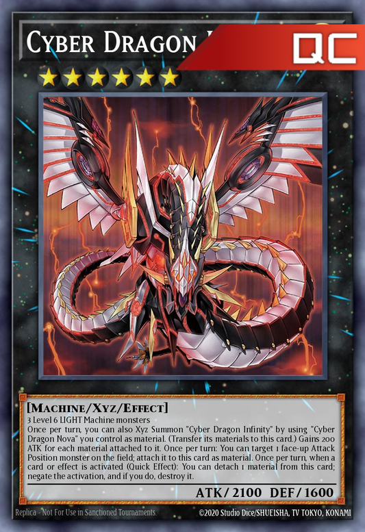 Cyber Dragon Infinity - RA04-EN068 - 1st Edition - Quarter Century Secret Rare