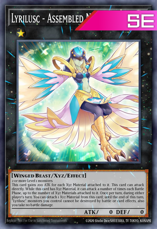 Lyrilusc – Assembled Nightingale - RA04-EN069 - 1st Edition - Secret Rare