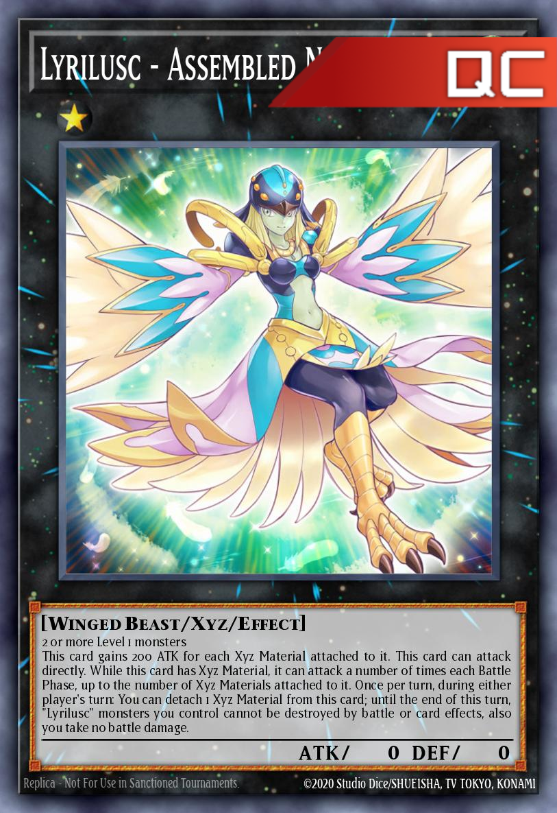 Lyrilusc – Assembled Nightingale - RA04-EN069 - 1st Edition - Quarter Century Secret Rare