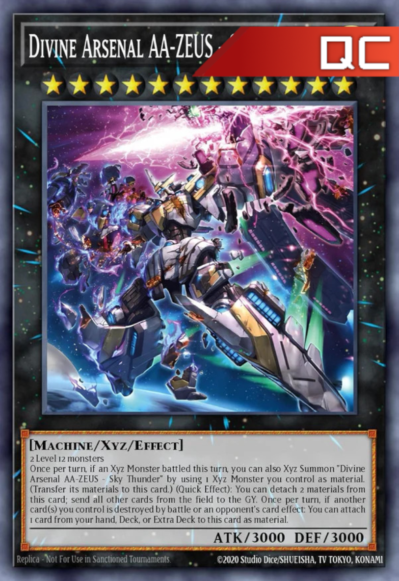 Divine Arsenal AA-ZEUS – Sky Thunder (Alternate Art) - RA04-EN070 - 1st Edition - Quarter Century Secret Rare