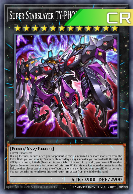 Super Starslayer TY-PHON – Sky Crisis - RA04-EN072 - 1st Edition - Collector's Rare