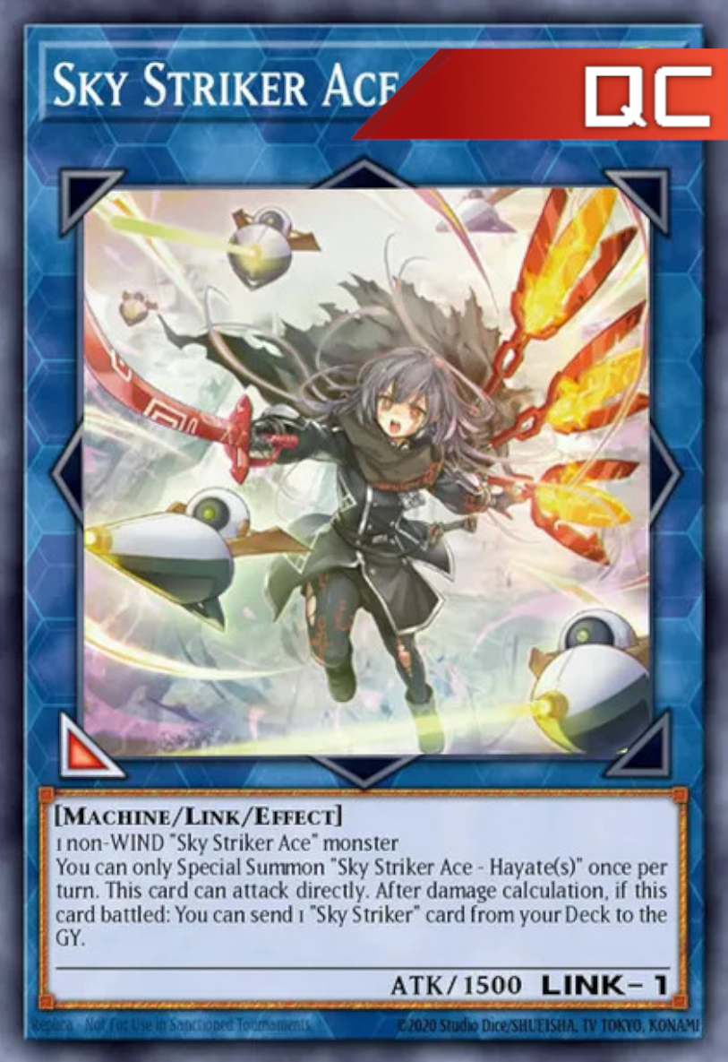 Sky Striker Ace – Hayate (Alternate Artwork) - RA04-EN073 - 1st Edition - Quarter Century Secret Rare