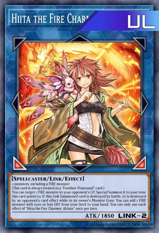 Hiita the Fire Charmer, Ablaze - RA04-EN074 - 1st Edition - Ultimate Rare