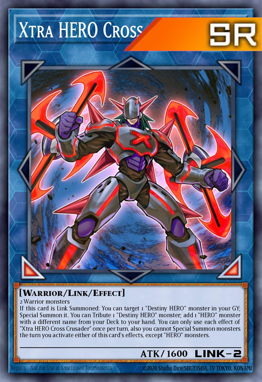 Xtra HERO Cross Crusader - RA04-EN076 - 1st Edition - Super Rare