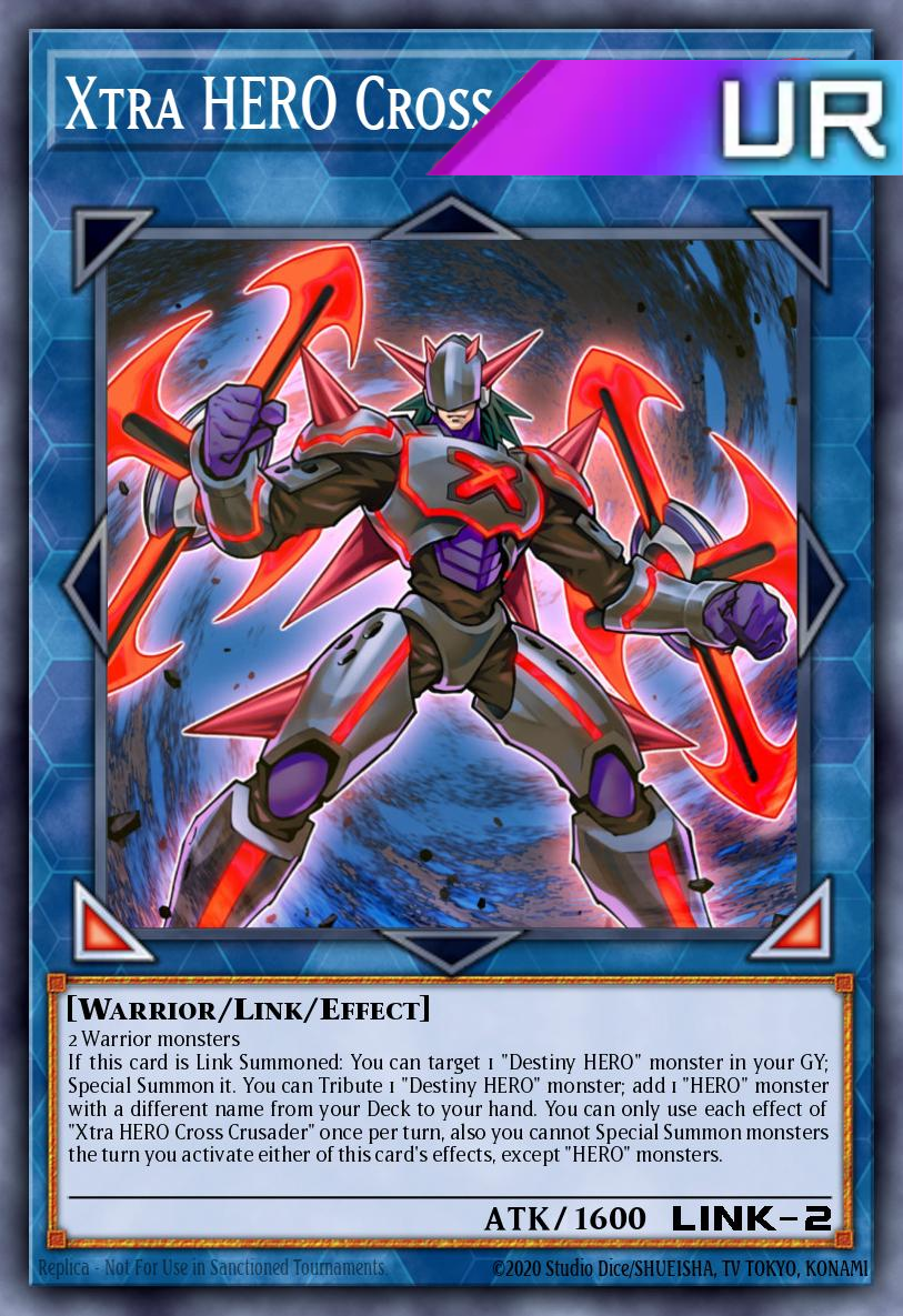 Xtra HERO Cross Crusader - RA04-EN076 - 1st Edition - Ultra Rare