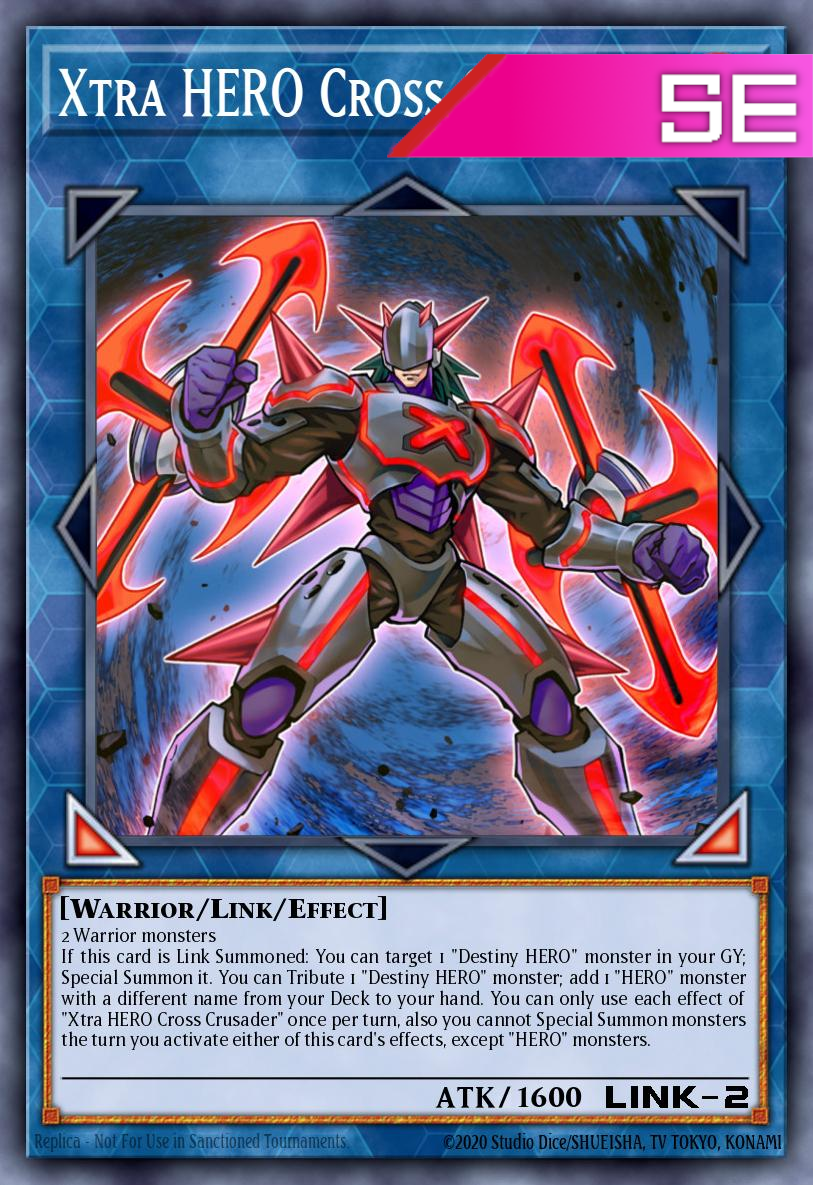 Xtra HERO Cross Crusader - RA04-EN076 - 1st Edition - Secret Rare