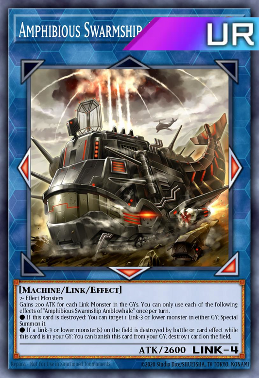 Amphibious Swarmship Amblowhale - RA04-EN077 - 1st Edition - Ultra Rare