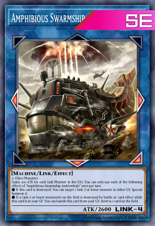 Amphibious Swarmship Amblowhale - RA04-EN077 - 1st Edition - Secret Rare