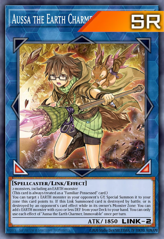 Aussa the Earth Charmer, Immovable - RA04-EN078 - 1st Edition - Super Rare