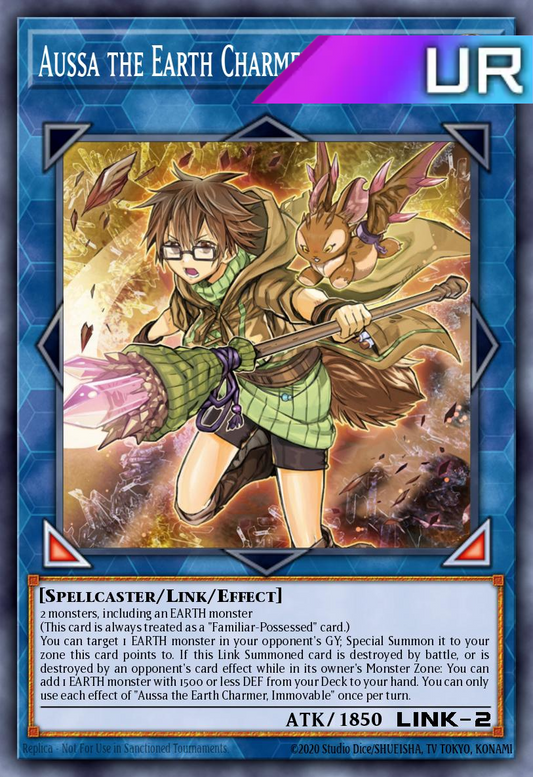 Aussa the Earth Charmer, Immovable - RA04-EN078 - 1st Edition - Ultra Rare