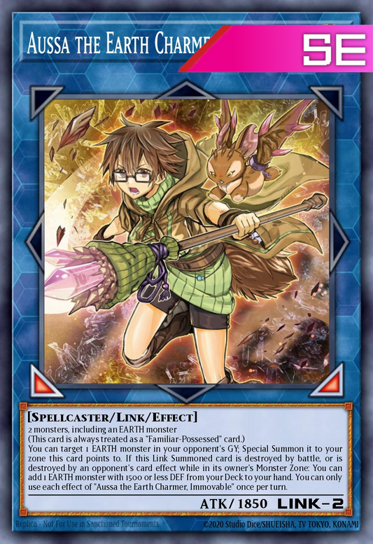 Aussa the Earth Charmer, Immovable - RA04-EN078 - 1st Edition - Secret Rare