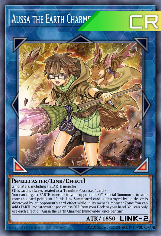 Aussa the Earth Charmer, Immovable - RA04-EN078 - 1st Edition - Collector's Rare