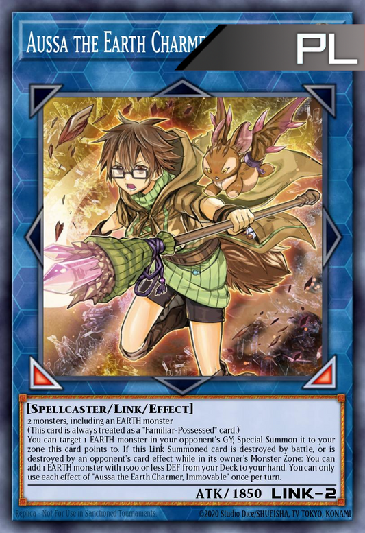 Aussa the Earth Charmer, Immovable - RA04-EN078 - 1st Edition - Platinum Secret Rare