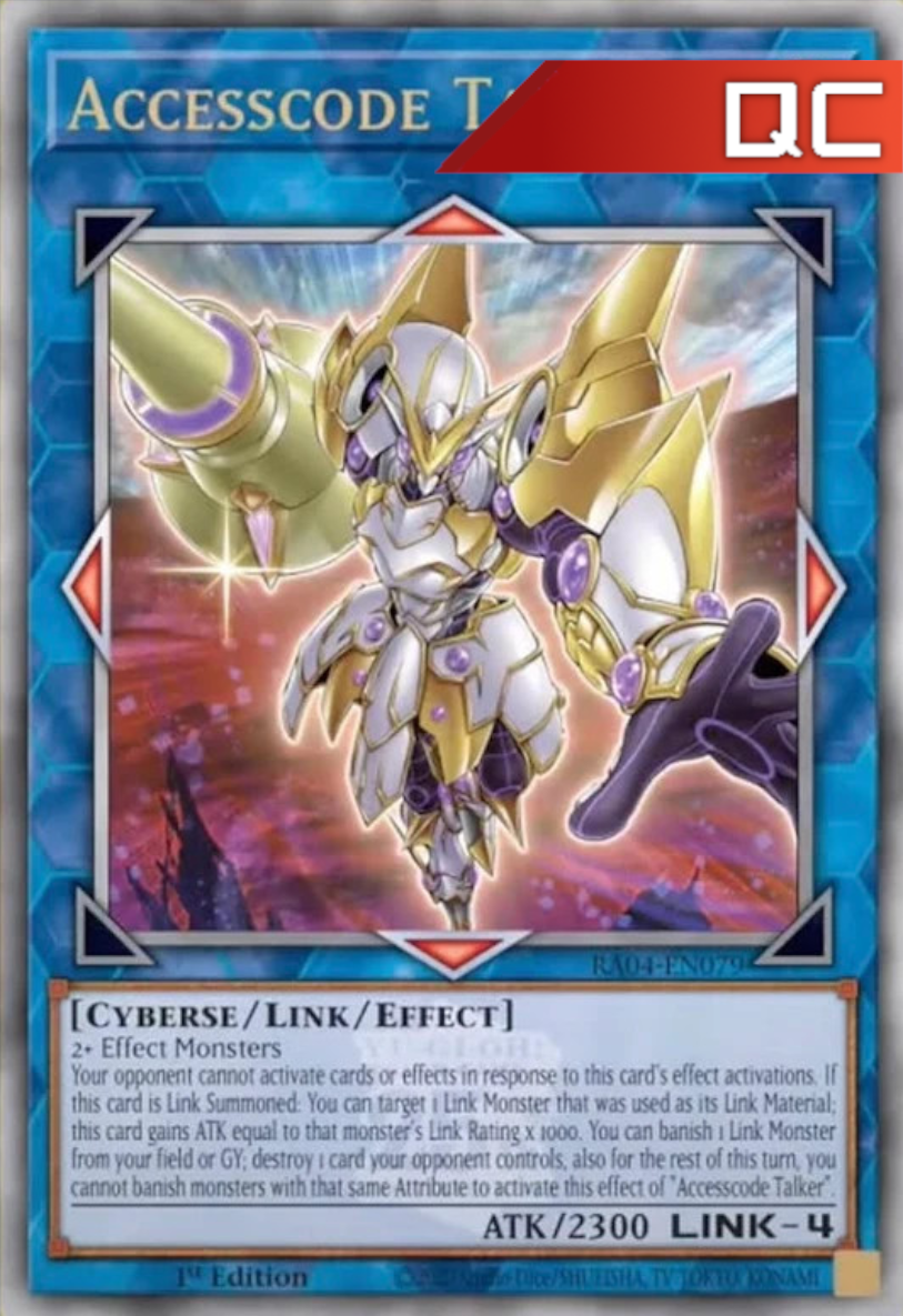 Accesscode Talker (Alternate Artwork) - RA04-EN079 - 1st Edition - Quarter Century Secret Rare