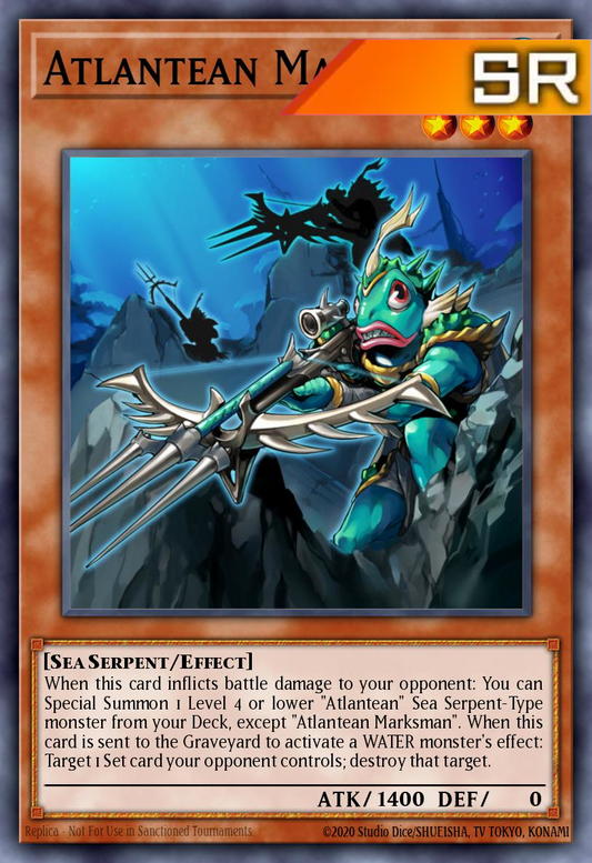 Atlantean Marksman - RA04-EN009 - 1st Edition - Super Rare