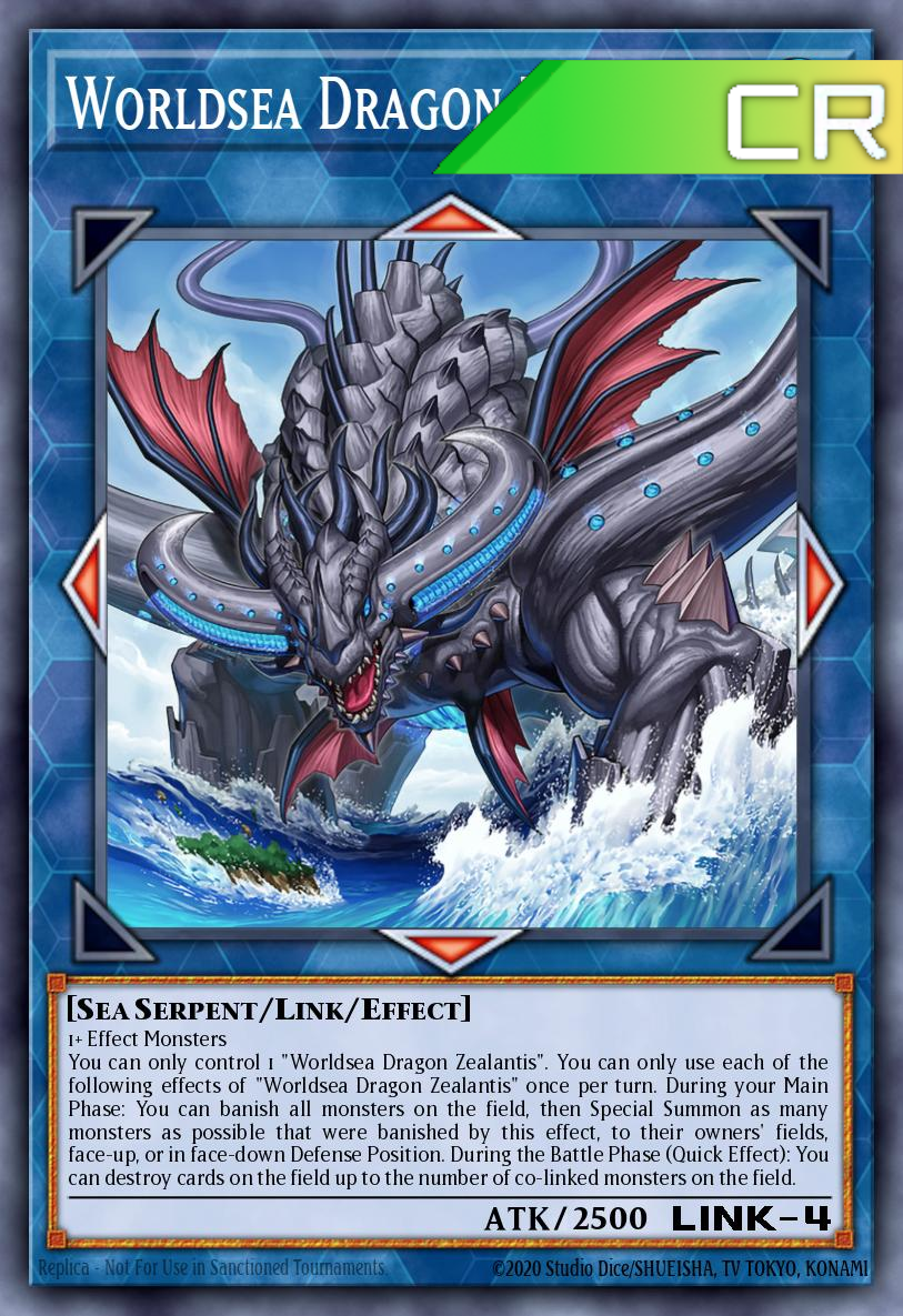 Worldsea Dragon Zealantis - RA04-EN082 - 1st Edition - Collector's Rare