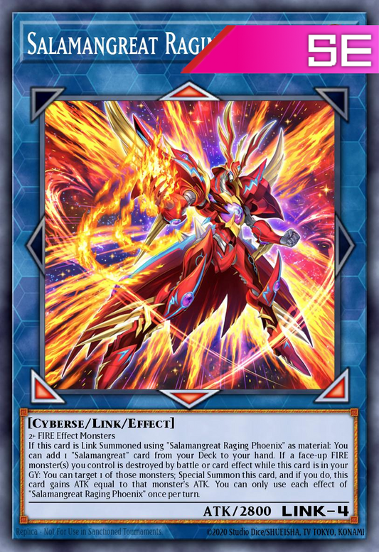 Salamangreat Raging Phoenix - RA04-EN083 - 1st Edition - Secret Rare