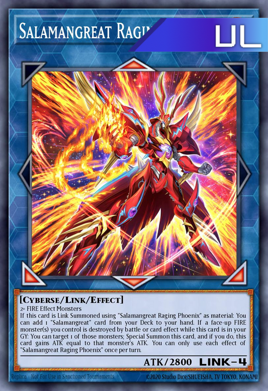 Salamangreat Raging Phoenix - RA04-EN083 - 1st Edition - Ultimate Rare