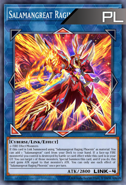 Salamangreat Raging Phoenix - RA04-EN083 - 1st Edition - Platinum Secret Rare