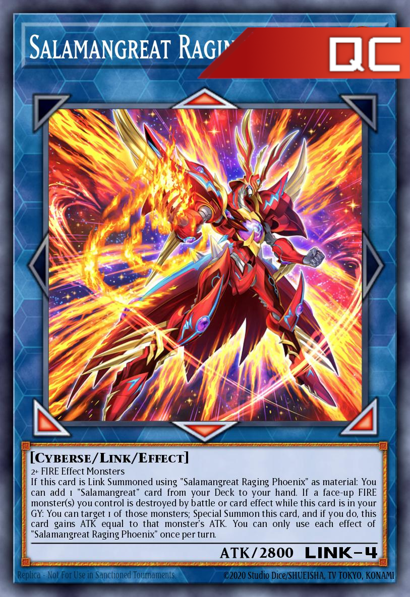 Salamangreat Raging Phoenix - RA04-EN083 - 1st Edition - Quarter Century Secret Rare