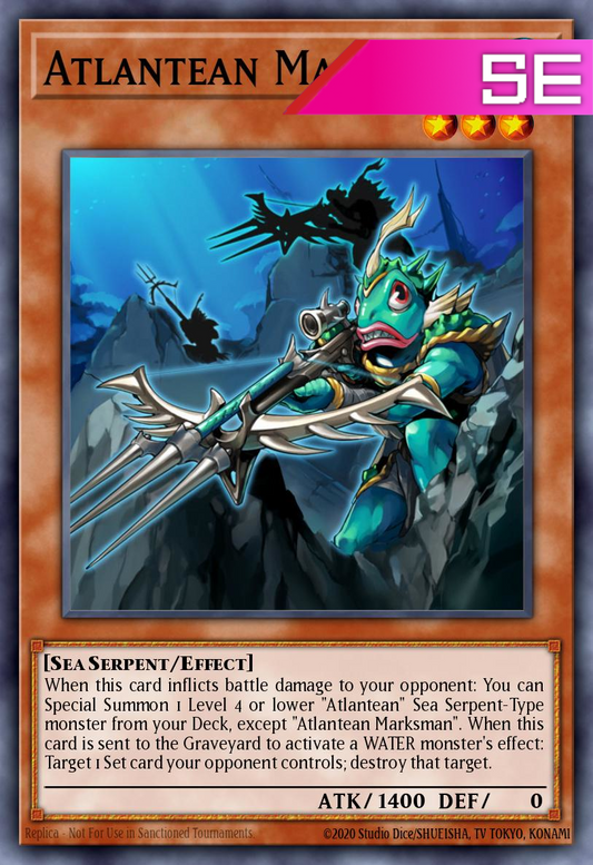 Atlantean Marksman - RA04-EN009 - 1st Edition - Secret Rare