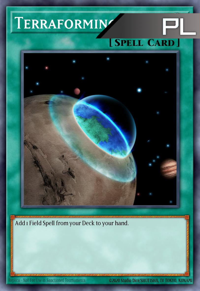 Terraforming - RA04-EN084 - 1st Edition - Platinum Secret Rare