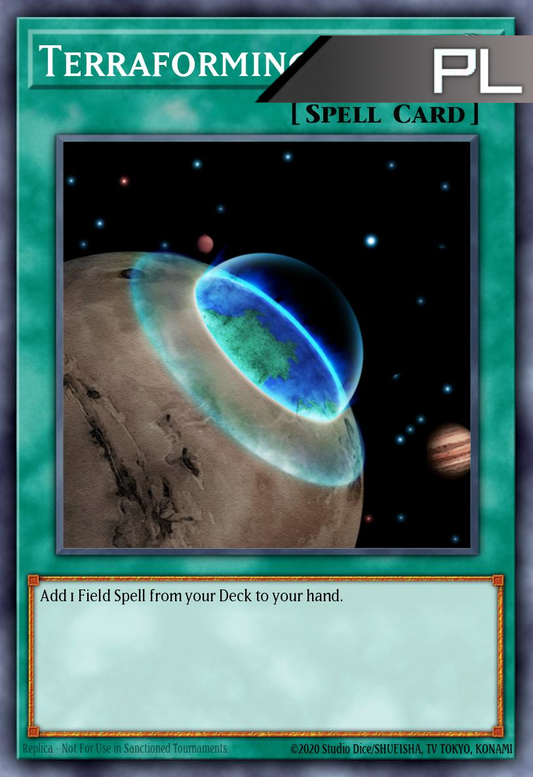 Terraforming - RA04-EN084 - 1st Edition - Platinum Secret Rare