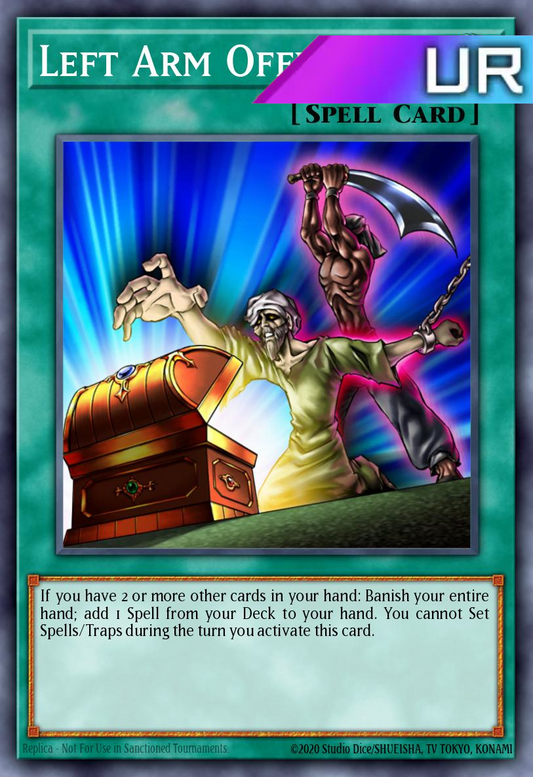 Left Arm Offering - RA04-EN086 - 1st Edition - Ultra Rare