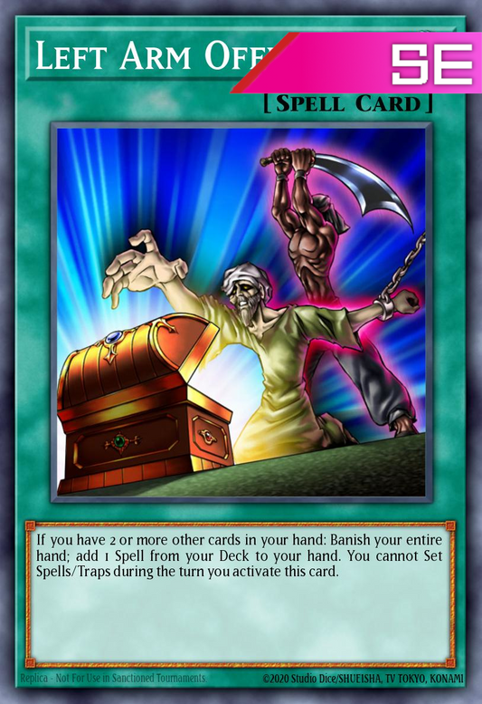 Left Arm Offering - RA04-EN086 - 1st Edition - Secret Rare